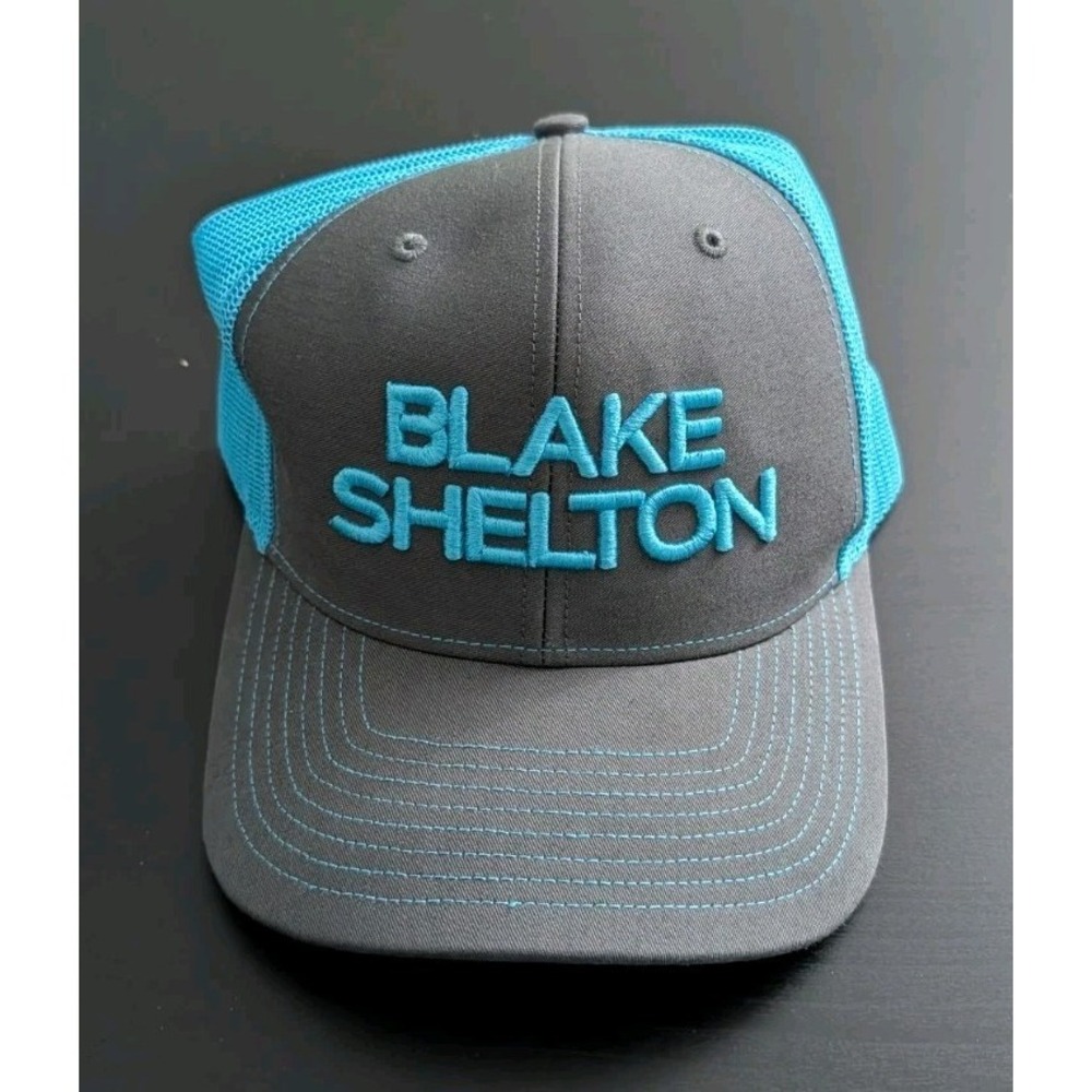 Blake‎ Shelton Cap Trucker Hat Snapback Mesh Country Music